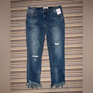 Free People Ripped Frayed Jeans